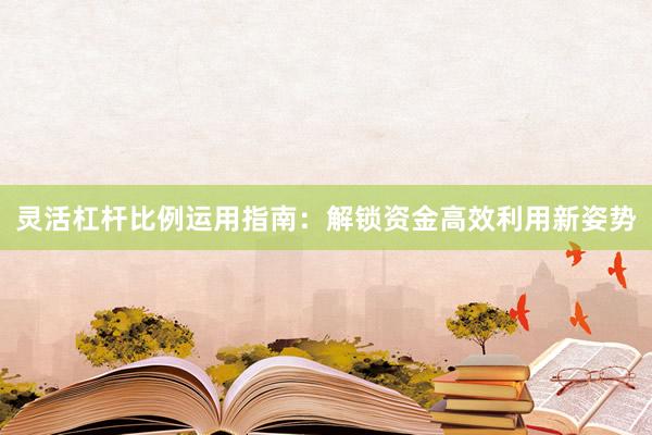 灵活杠杆比例运用指南：解锁资金高效利用新姿势
