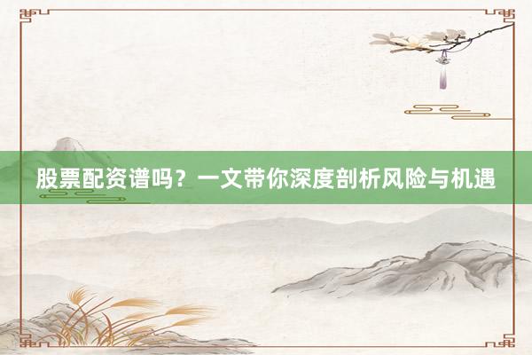 股票配资谱吗？一文带你深度剖析风险与机遇
